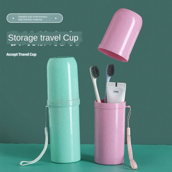 

wheat straw путешествия стиральная хранения зубных щеток box ополаскиватель cup портативный мытье принадлежности для хранения