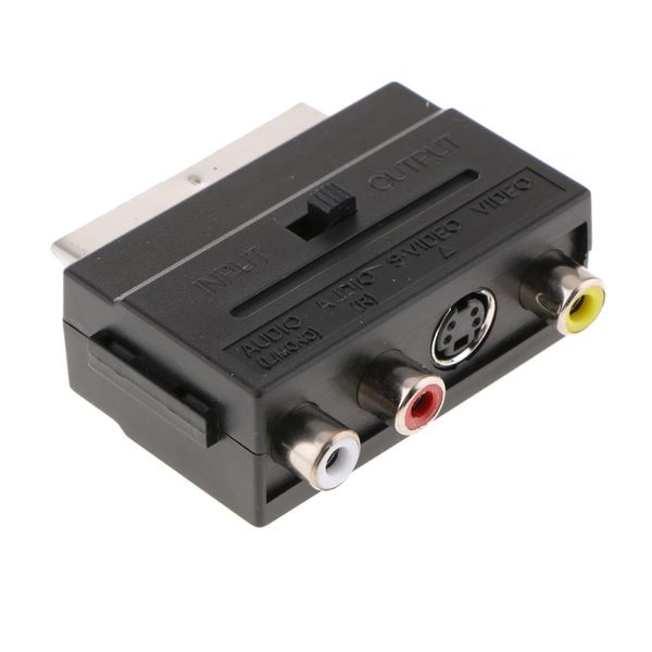 

scart преобразовать в 3 rca аудио-видео av входного порта переходник tv для ps 4