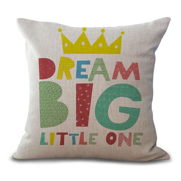 

письмо be счастливая сумка мечта любовь маленький монстр наволочка подушка белье хлопок бросьте площади наволочки крышки r5