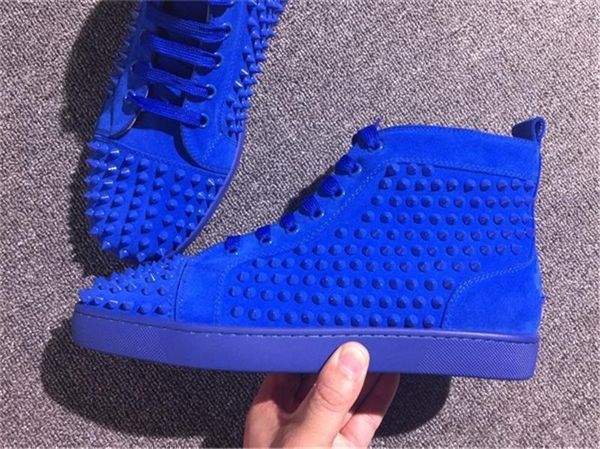 

high spikes sneakers shoes for women men black glitter red bottom casual walking perfect rivets skateboarding designer sports shoes