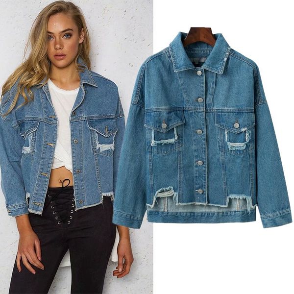 

women's jackets 2021 early autumn denim jacket female slim wild lapel, Black;brown