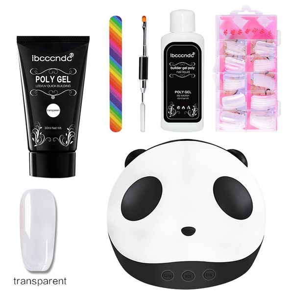 

nail art kit nails dryer nail extension poly gel fake nails tips file brush set