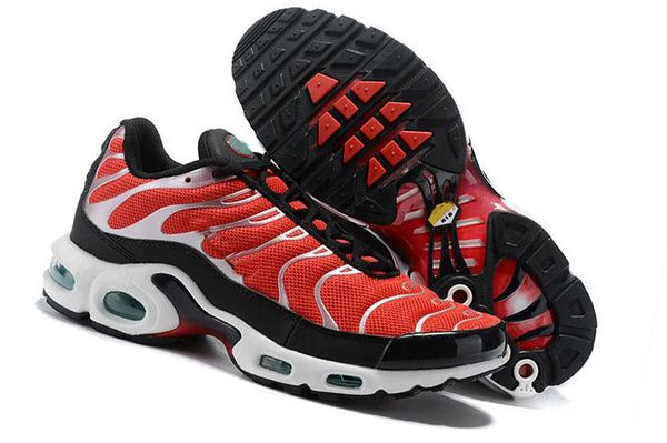 

new arrival 2019 womens mens shoes rainbow colorful white black red tn ultra chaussures plus sneakers breathable requin running shoes 40-45