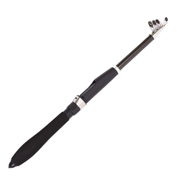 

telescopic fishing pole fiber glass fishing rod foldable spinning rod