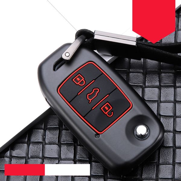 

car key case zinc alloy silica gel for changan cs75 eado cs35 raeton cs15 v3 v5 v7 plus cs85 coupe cs95 2017-2019 car keychain