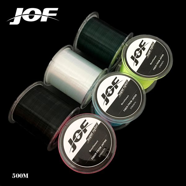 

2pcs super strong japan monofilament nylon fishing line 500m 0.168mm-0.5mm 2-13kg