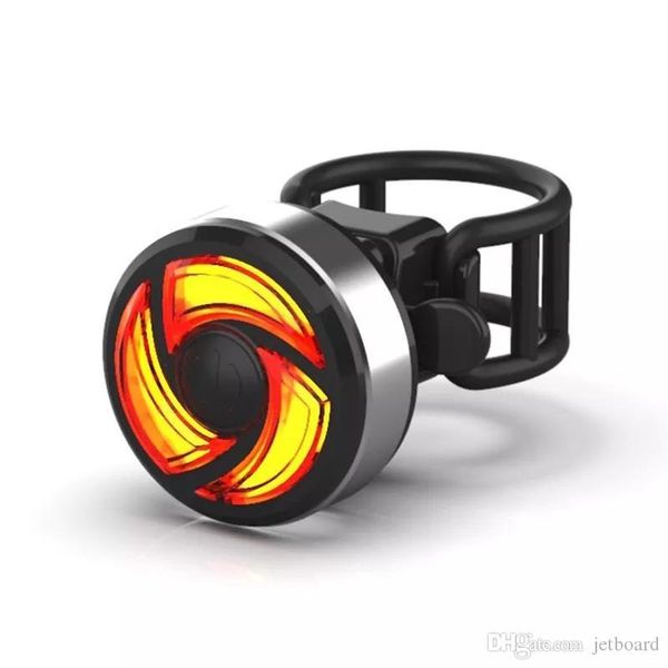 

xanes tl15 6 modes 500mah usb charging ip65 waterproof bicycle taillight night cycling warning light mtb bike tail light - red