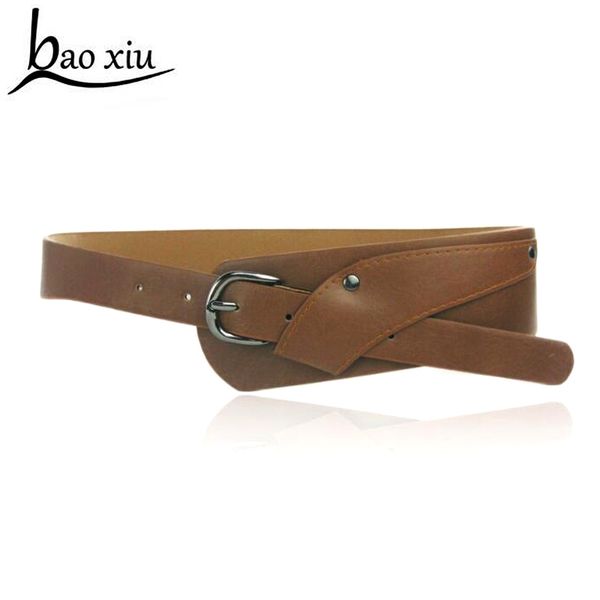 

2018 fashion lady belts brown color luxury female casual women belts women dress apparel wide belt with gold buckle straps, Black;brown