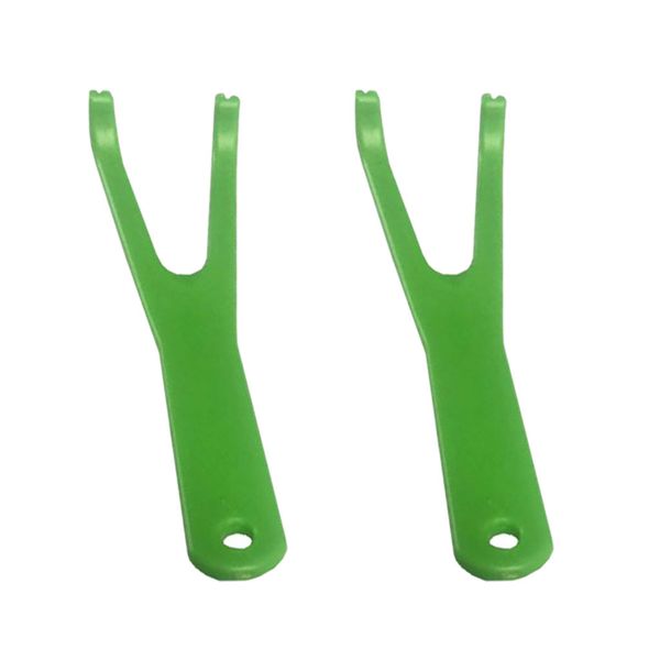 

2x thread sticks plastic toothbrush den tal tooth cleaner toothpick