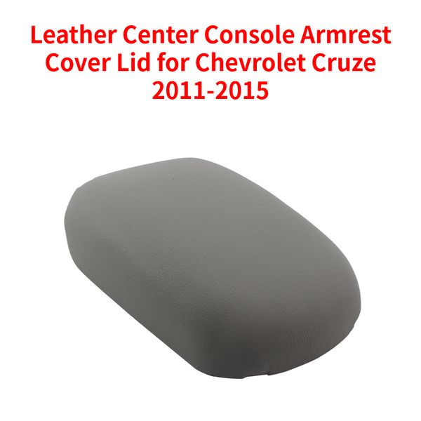

grey /black leather black center console armrest for vehicle cover lid car styling for cruze 2011-2015
