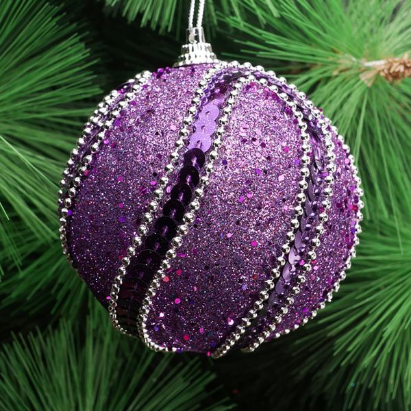 

#sh christmas rhinestone glitter baubles balls xmas tree ornament decoration 8cm christmas decorations for home