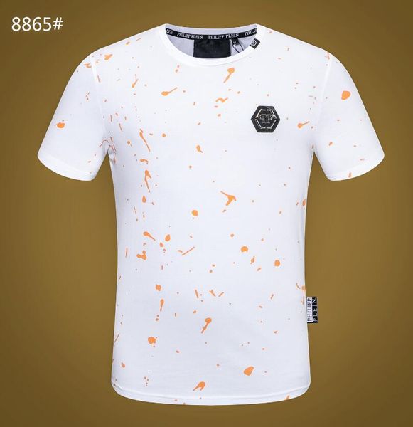 

Футболка Мужская Размер 3XL 2018 Лето Повседневный Топ Черный Белый С Коротким Рукав