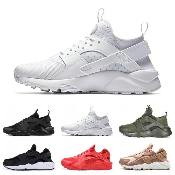 

Huarache 1.0 4.0 Run Ultra SE IV Men Running Shoes Trainer Triple Black Red Pink Gold Rose Athletic Sport Sneakers 36-45