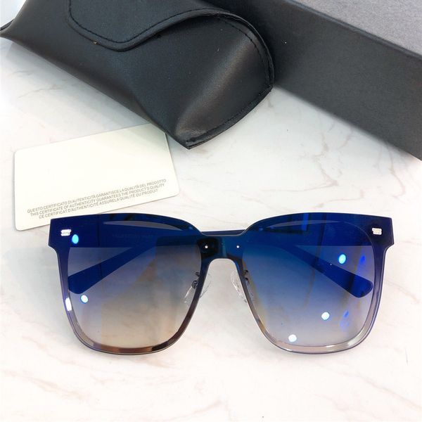 Luxo-2019 New Hipster Sunglasses Mulheres Designer Quadrado Vidros Supernizados 100% UV Proteção UV Escudo Eyewear Marca Gradiente Óculos de sol