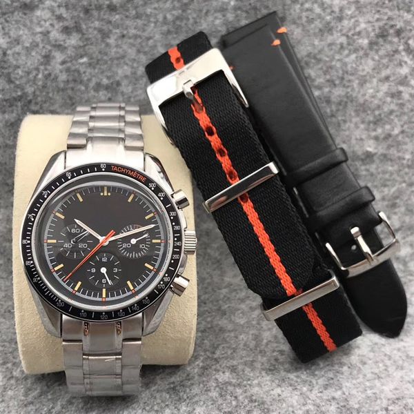 

Luxury men watche bu ine lei ure automatic watch mechanical tainle teel belt nylon inclund 3 belt ottoman watch