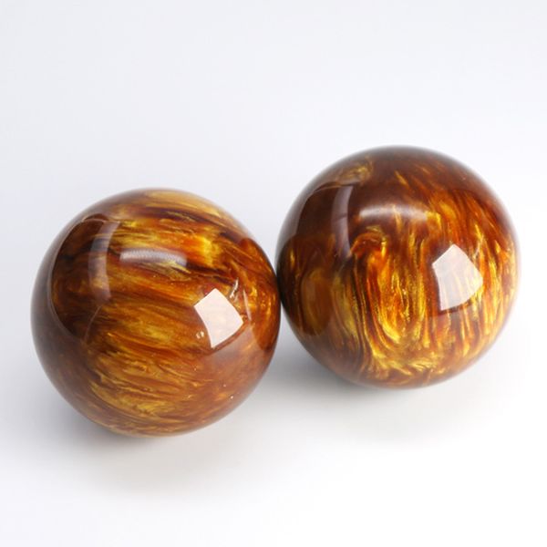 

1 pair hand massage strength relaxation fitness health chinese baoding resin therapy stress home handball outdoor exercise