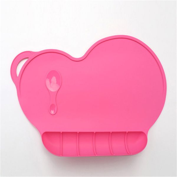 

waterproof snack mat baby kid silicon plate sucker slip-resistant baby placemat child infant dinner plate plato 1pc