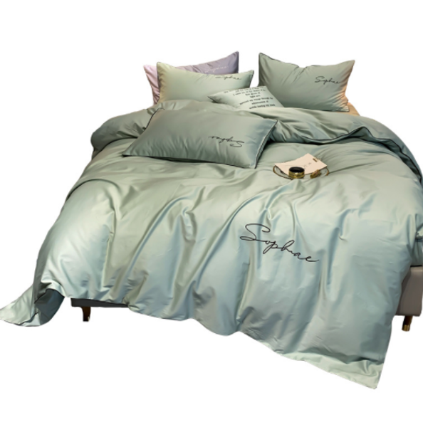 

nordic simple solid color 60 cotton bedding