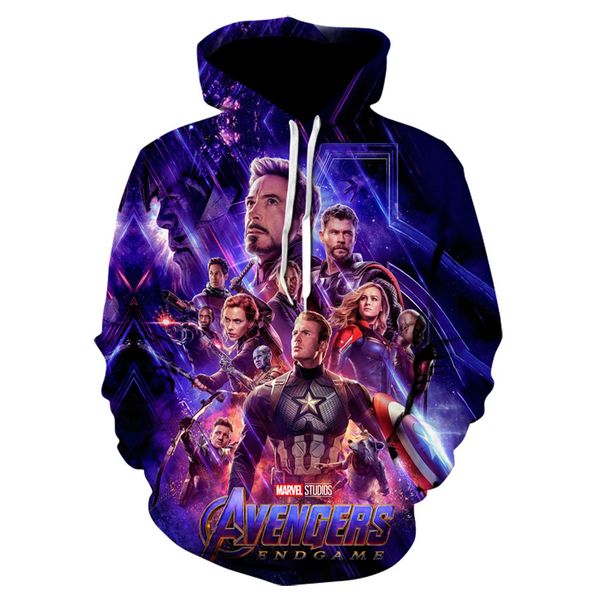 

stylish new 3d-printed 4 printed hoodies, casual hoodies for men and women in spring and summer, Black