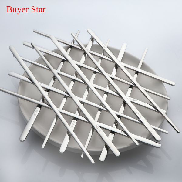 

hashi korean chopsticks 18/10 stainless steel japan sushi flat chop stick 1lot/ 5 pairs 23cm long dinnerware set