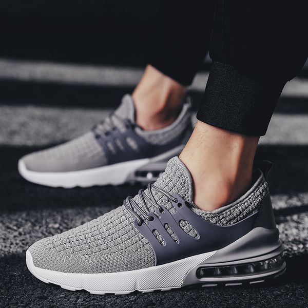 

mens running shoes air cushion couple sport shoes comfortable athletic trainers sneakers women outdoor walking shoe plus size 46