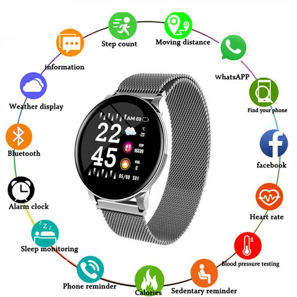 

uwatch2 smart watch for andriod,ios 1.33' full touch screen ip67 25 days standby 7 sport modes full metal unibody reloj watch, Slivery;brown