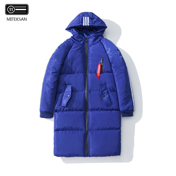 

fashion long parka winter coat men thick warm jackets casual hooded outwear cotton windproof coat for male plus size, Tan;black