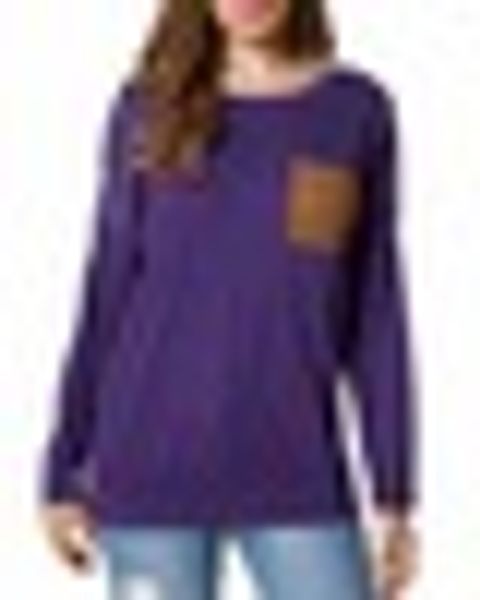 

zanzea 2019 spring autumn women blouse shirts casual pullover patchwork pockets loose round neck long sleeve shirts blusas, White