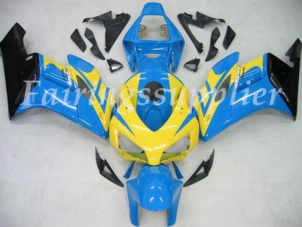 

новый (литье под давлением) abs обтекатель комплекты подходят для honda cbr1000rr (2004 2005) cbr1000rr 04 05 обтекатели набор синий желтый