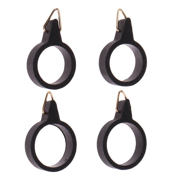 

4pcs fishing hook keeper rubber rod pole safety lure bait holders