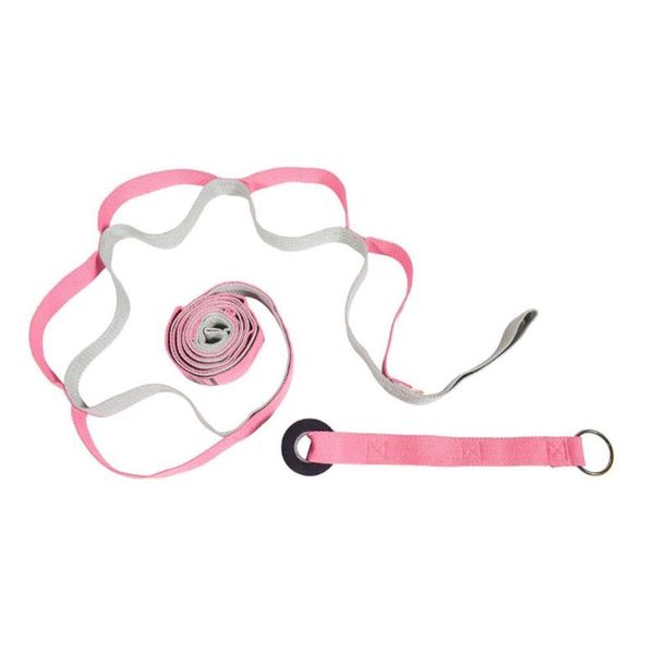 

resistance bands yoga sports accessories 2.4m auxiliary stretching belt shoulder hunch open rope strap back iyengar