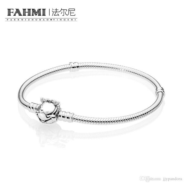 

pandora 100% 925 sterling silver shimmering portrait moments bracelet 597770cz diy jewellery original fashion women's jewelry, Black