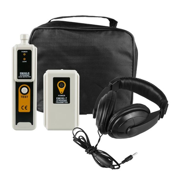 

gas detection ultrasonic leak detector transmitter pressure vaccum system locator detects air gas diagnosis kit led indication