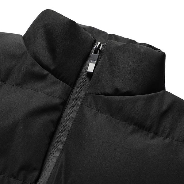

vest men new stylish 2019 spring autumn warm sleeveless jacket men winter waistcoat men's vest casual coats mens plus size 5xl, Black;white