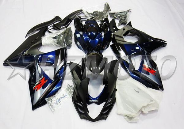 

4 gifts new abs motorcycle full fairings set fit for suzuki gsx-r600 gsx-r750 600 750 k6 gsxr 2006 2007 06 07 deep blue