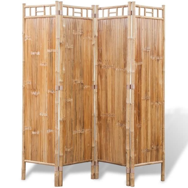 

bamboo room dividers screen 4 pieces garden sets