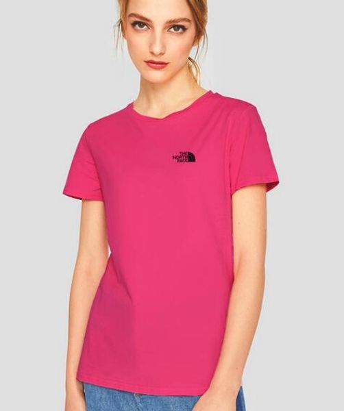 

мужская 2020 новая мода женские футболки с буквенным принтом модный дизайнер the north face top tees с коротким рукавом повседневная футболк, White