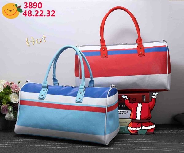 

designer luxury handbags shoulder bag purses leisure travel bag color collision recent models designer handbags stripe casual satchel new