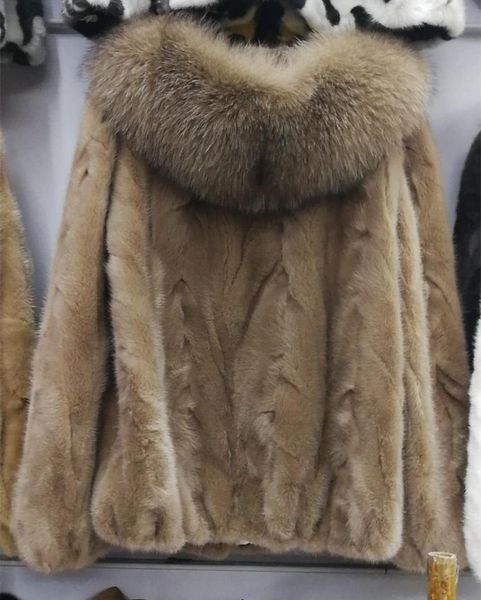 

women's fur & faux natural real pieces of coat outerwear coats, Black