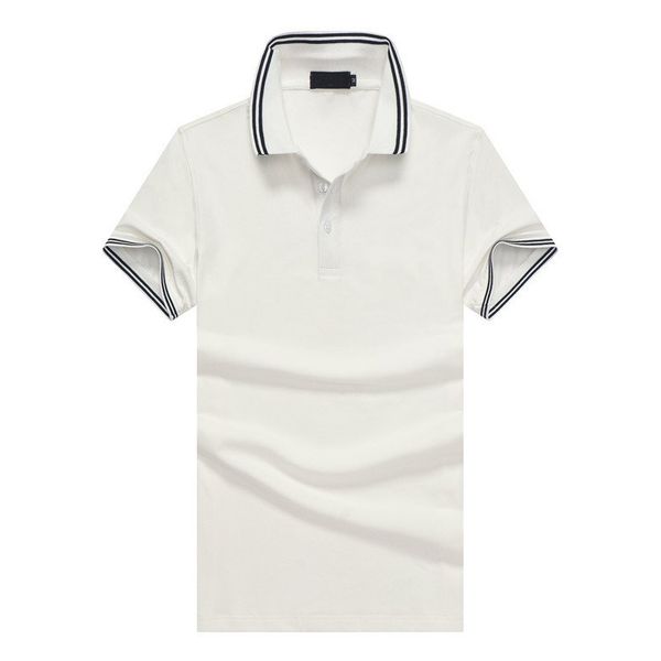 

american design mens polo shirt brands casual solid polo shirts brand clothing short sleeve polos summer white, White;black