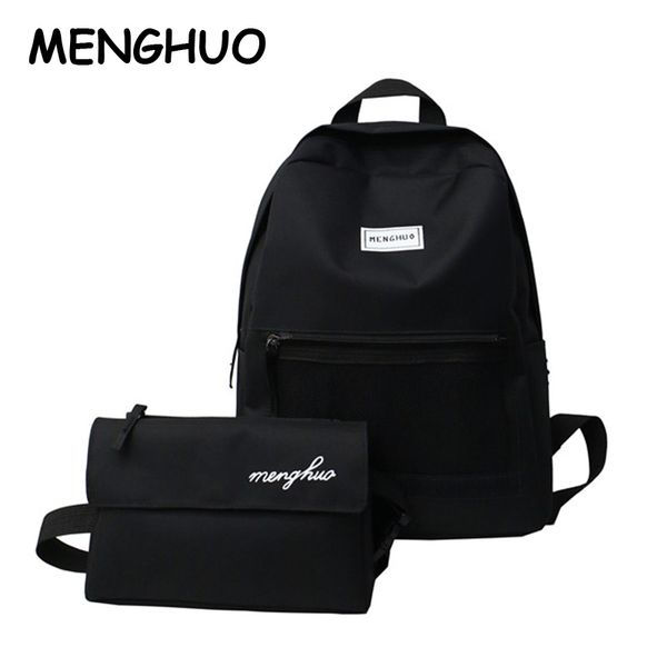 

menghuo oxford cloth set composite bag backpack new fashion large capacity casual wild travel backpack