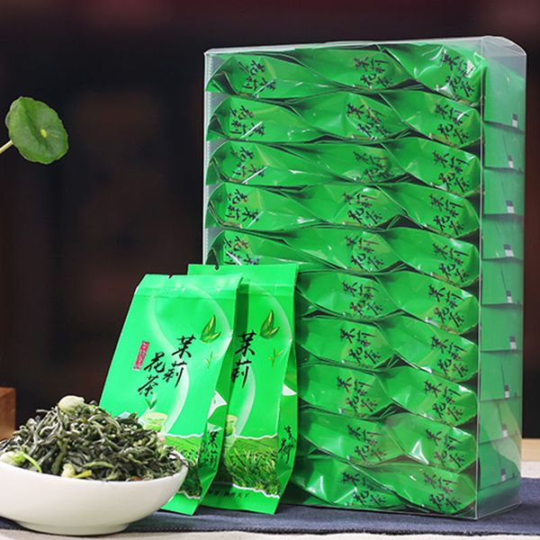 

buy three boxes to send a box 2019 autumn tea new tea jasmine tea green luzhou-flavor gift box pc boxed
