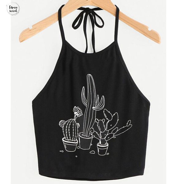 

sexy summer бюстье crop tops женщины смешные повседневный vest top printed рукавов топы майка черный жилет * 30, White