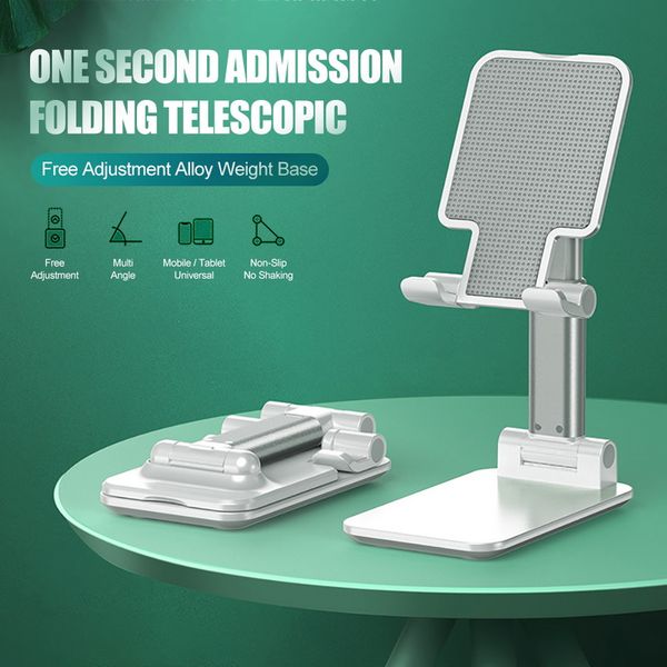 

Metal Desk Mobile Phone Holder Stand For iPhone iPad Xiaomi Adjustable Desktop Tablet Holder Universal Table Cell Phone Stand
