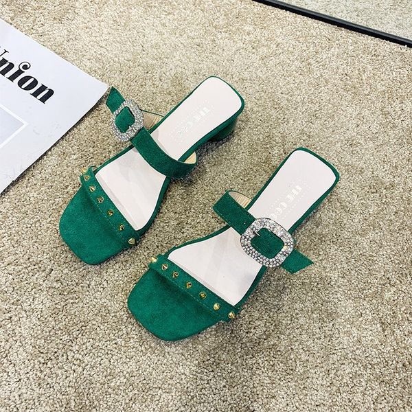 

slipper women wear fashion outside in summer, Black