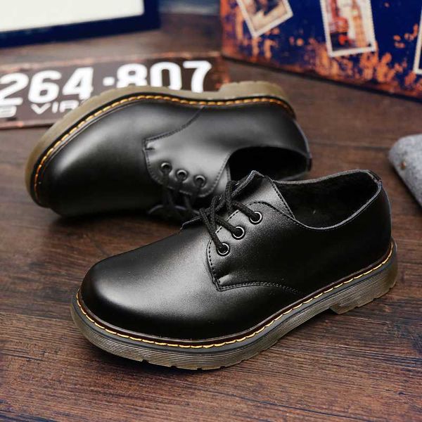 

men casual shoes sport breathable slip-on drive shoes sneakers leather outdoors decoration dr trainers outdoors triple trainers, Black