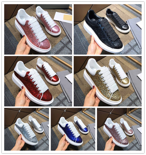 

platform ace classic brand casual shoes chaussures womens sneakers mc queens soles designers alexanders mcqueens dress shoes #045baf0#, Black