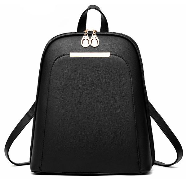 

herald fashion casual student backpacks school bags for teenage girls women leather backpacks youth lapbackpack daily bags