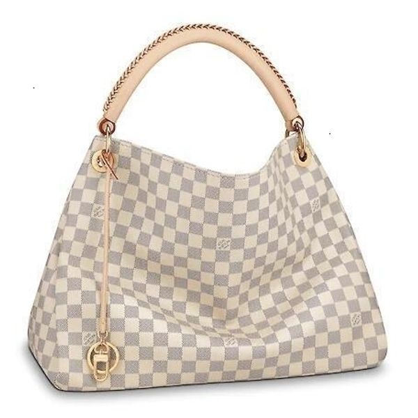 

2019 n41174 artsy mm grid pattern white real caviar lambskin le boy chain flap bag handbags shoulder messenger bags totes