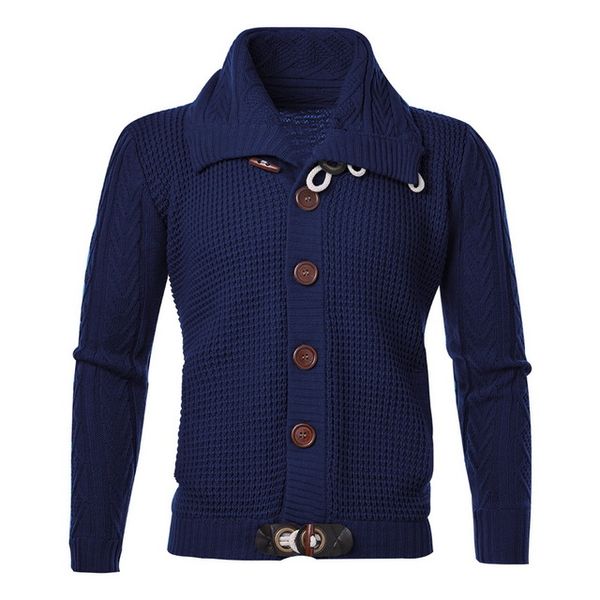

men's sweaters sweater men high neck solid color long sleeve winter autumn button waim slim fit turtleneck knitted cardigan coat, White;black